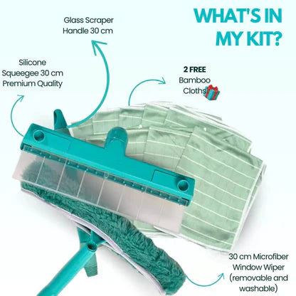Streak-Free Window Squeegee – EcoFlex Pro
